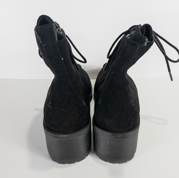 Cason Keaton Lace up Suede Leather Bootie - Picture 7 of 7